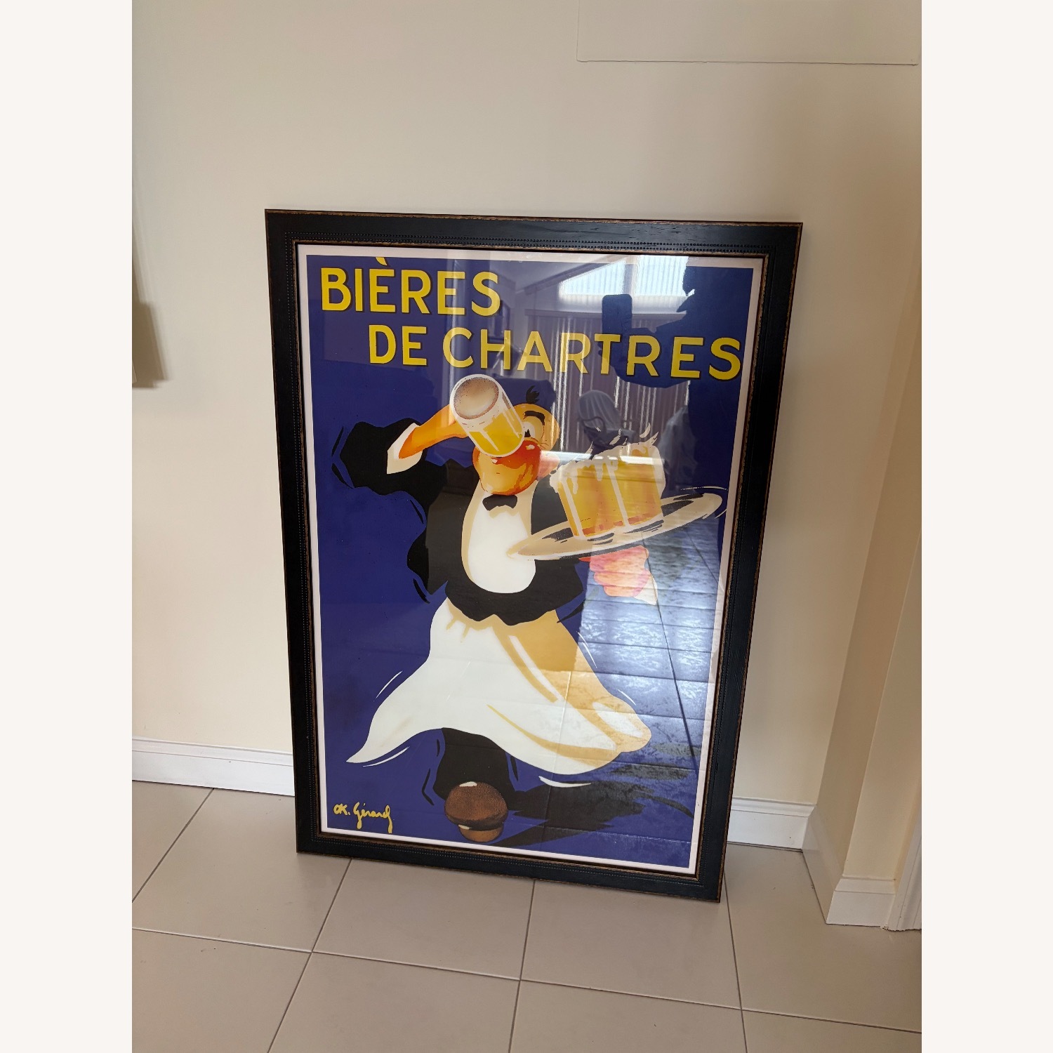 Vintage Beer Print Framed  - image-4