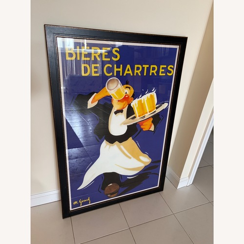 Used Vintage Beer Print Framed  for sale on AptDeco