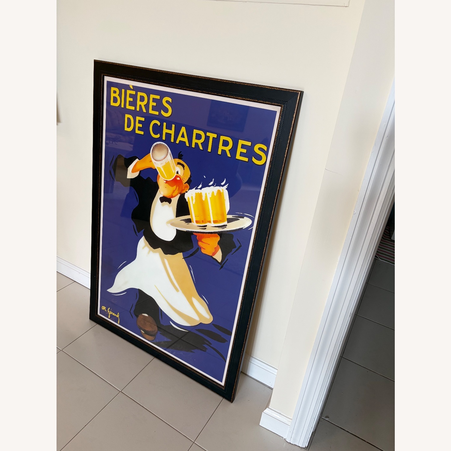 Vintage Beer Print Framed  - image-2