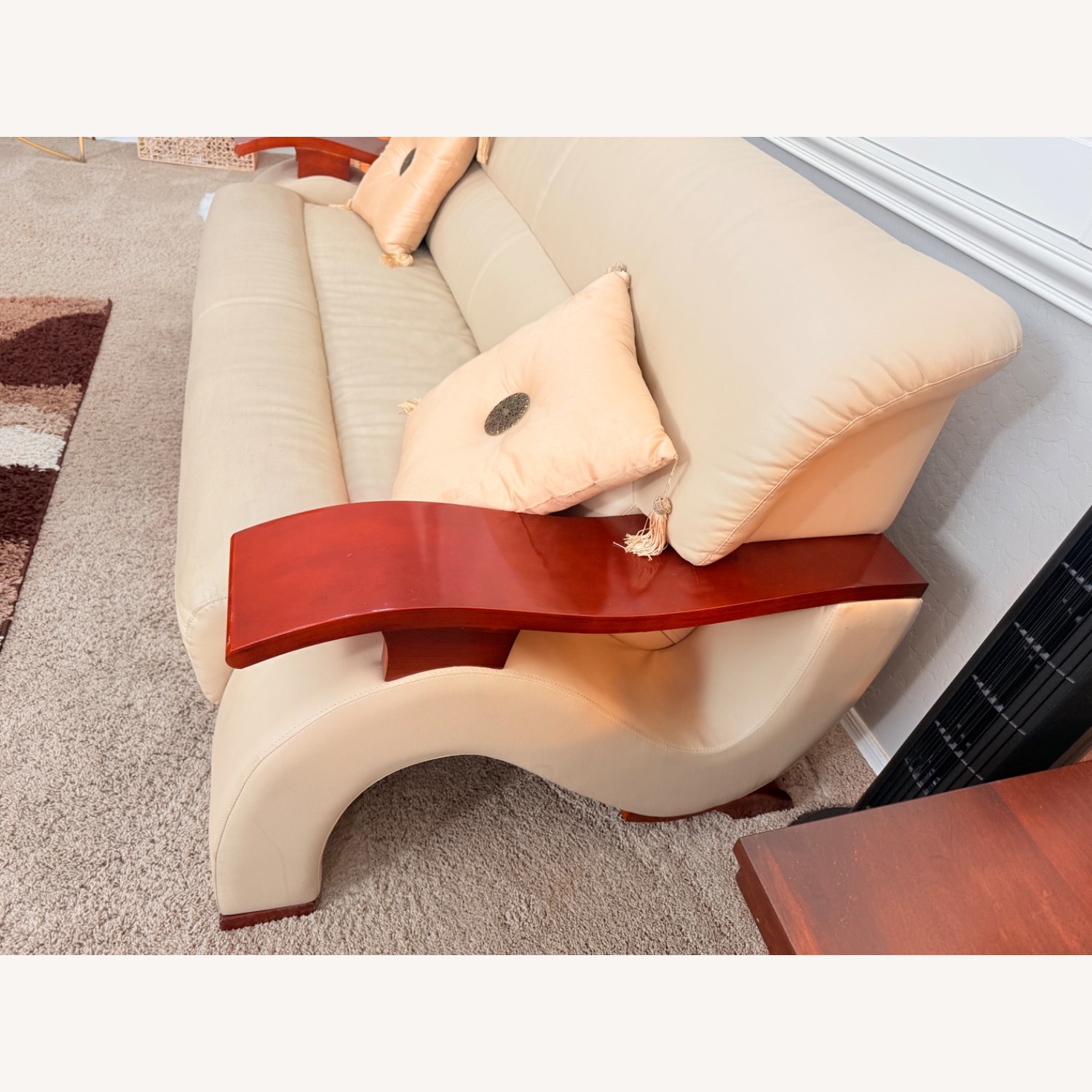 Natural Leather 3+ Seater Sofa - image-2