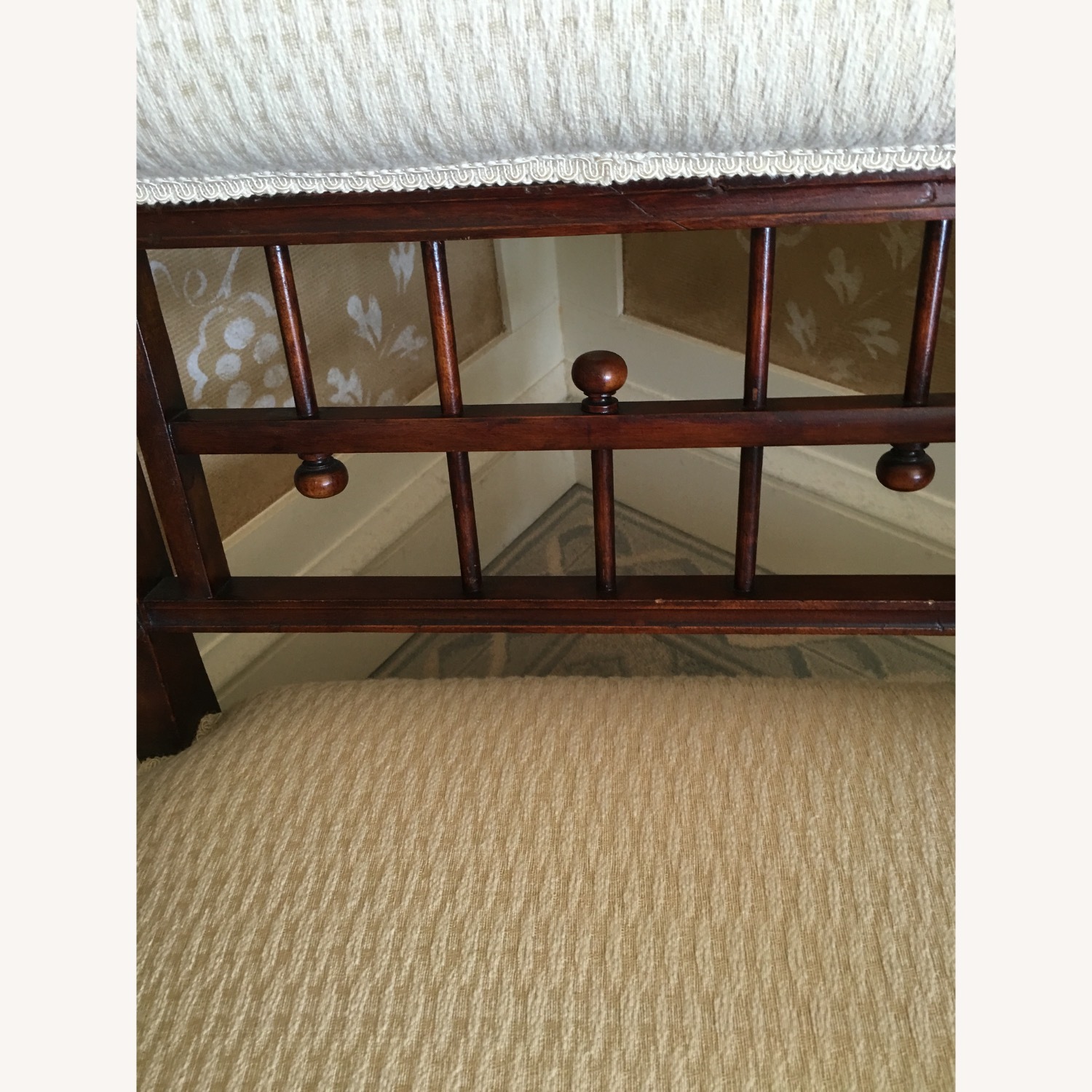  Art Deco Handmade Mahogany Chair - Authentic - image-2