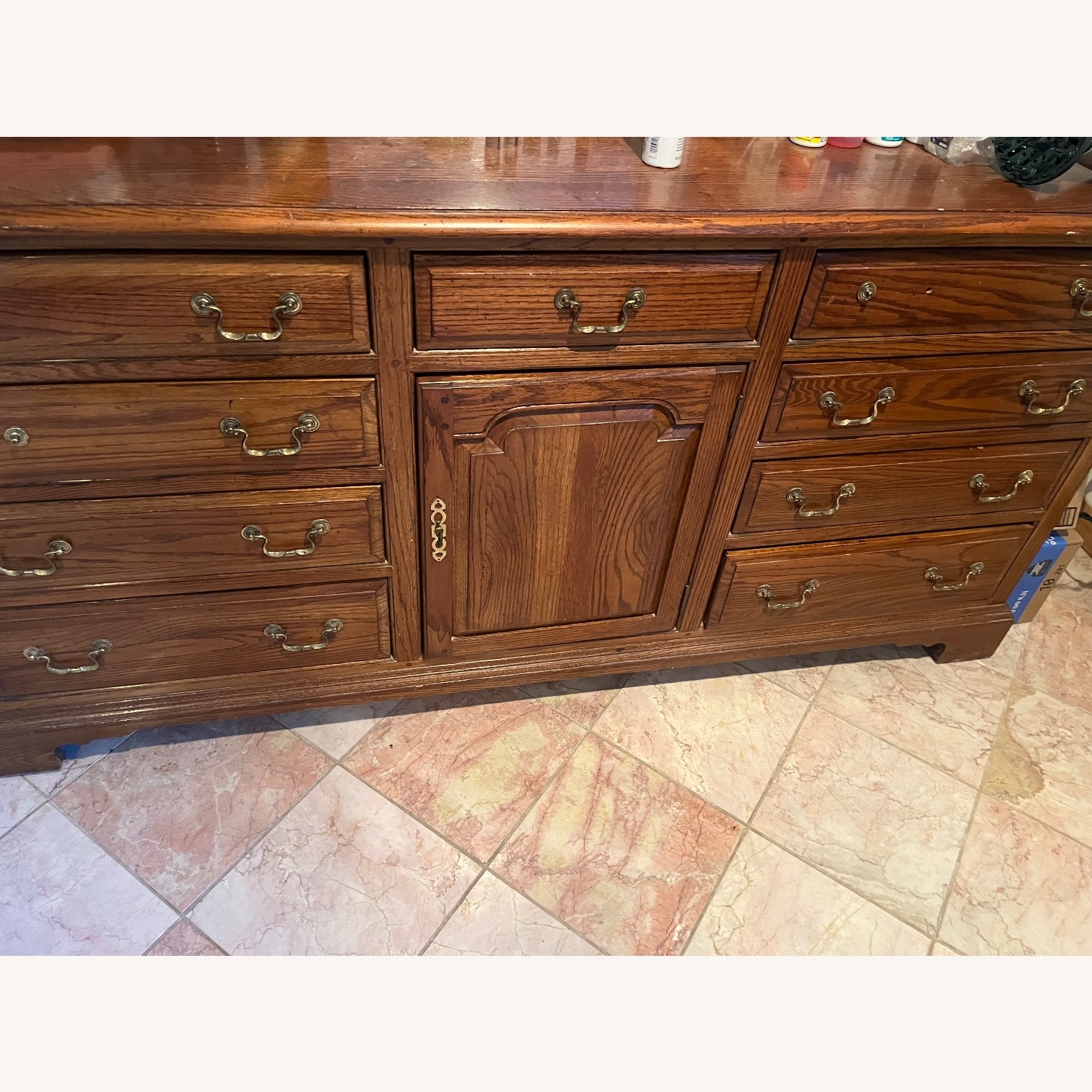 Ethan Allen Light Brown Dresser - image-4