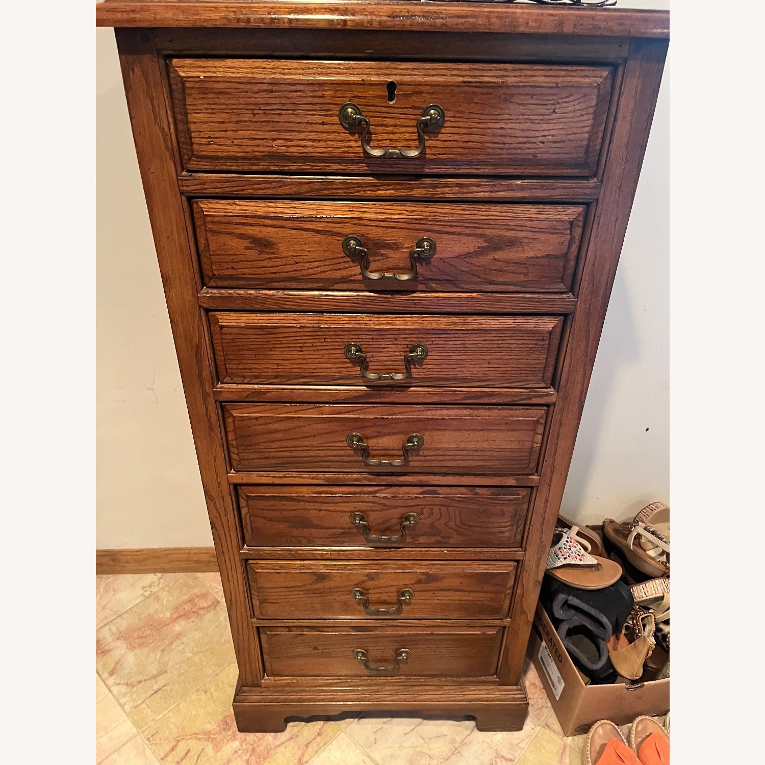 Ethan Allen Light Brown Dresser - image-3