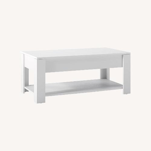 Used Lift Top Extendable Table With Storage for sale on AptDeco