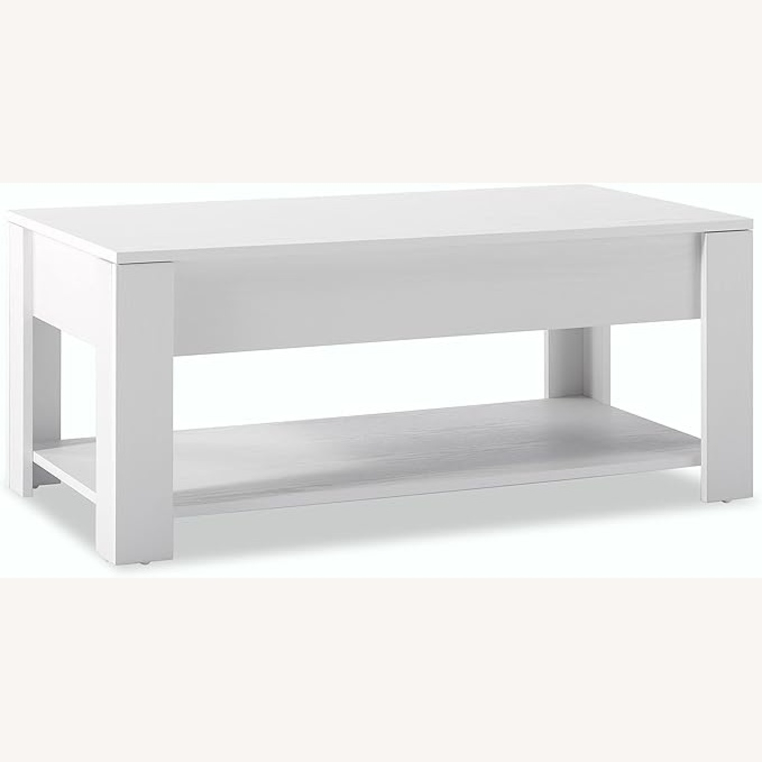 Lift Top Extendable Table With Storage - image-0