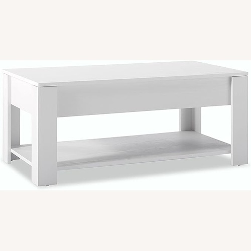 Used Lift Top Extendable Table With Storage for sale on AptDeco