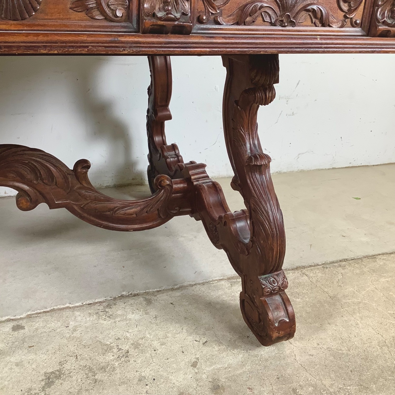 Spanish Revival Dining Table by Berkey & Gay - image-10