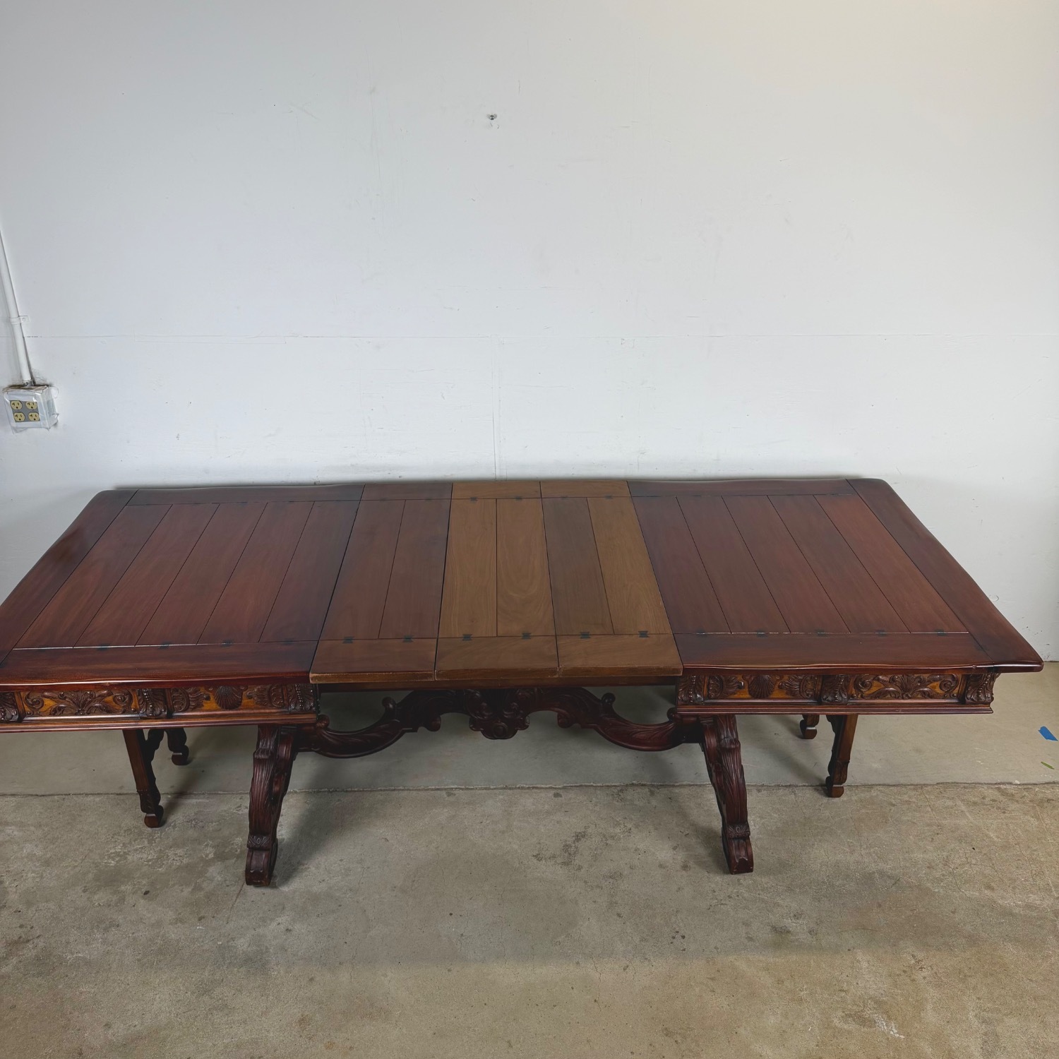 Spanish Revival Dining Table by Berkey & Gay - image-1