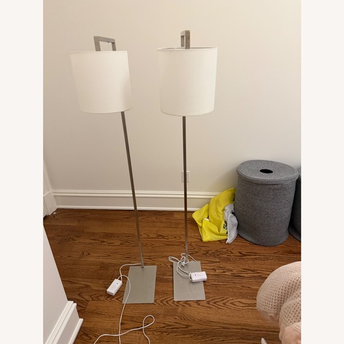 Used Room & Board Lantern Metal Floor Lamp for sale on AptDeco