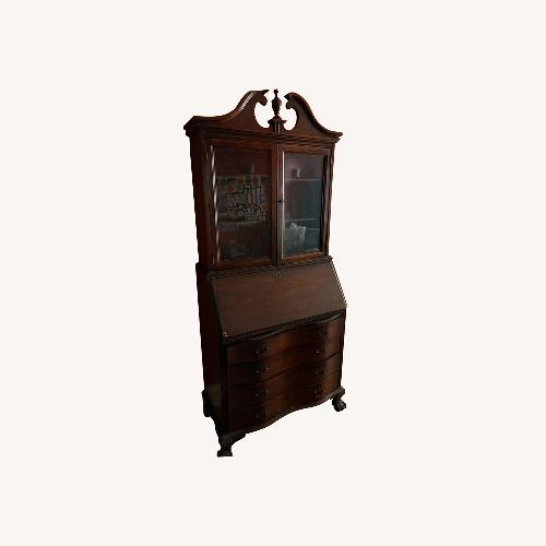 Used Antique Clawfoot Serpentine 1920s Secretary Desk for sale on AptDeco