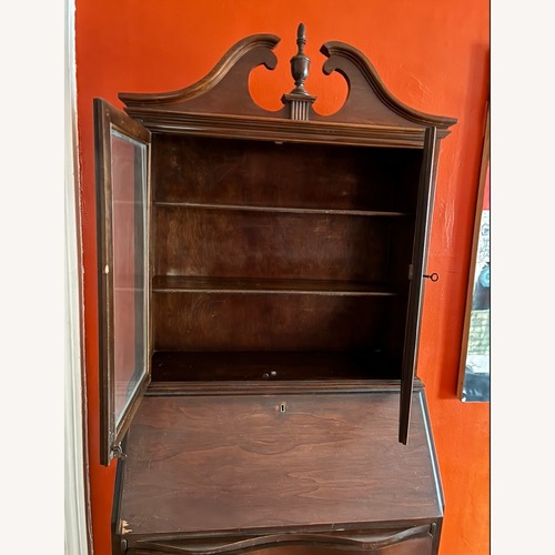 Used Antique Clawfoot Serpentine 1920s Secretary Desk for sale on AptDeco