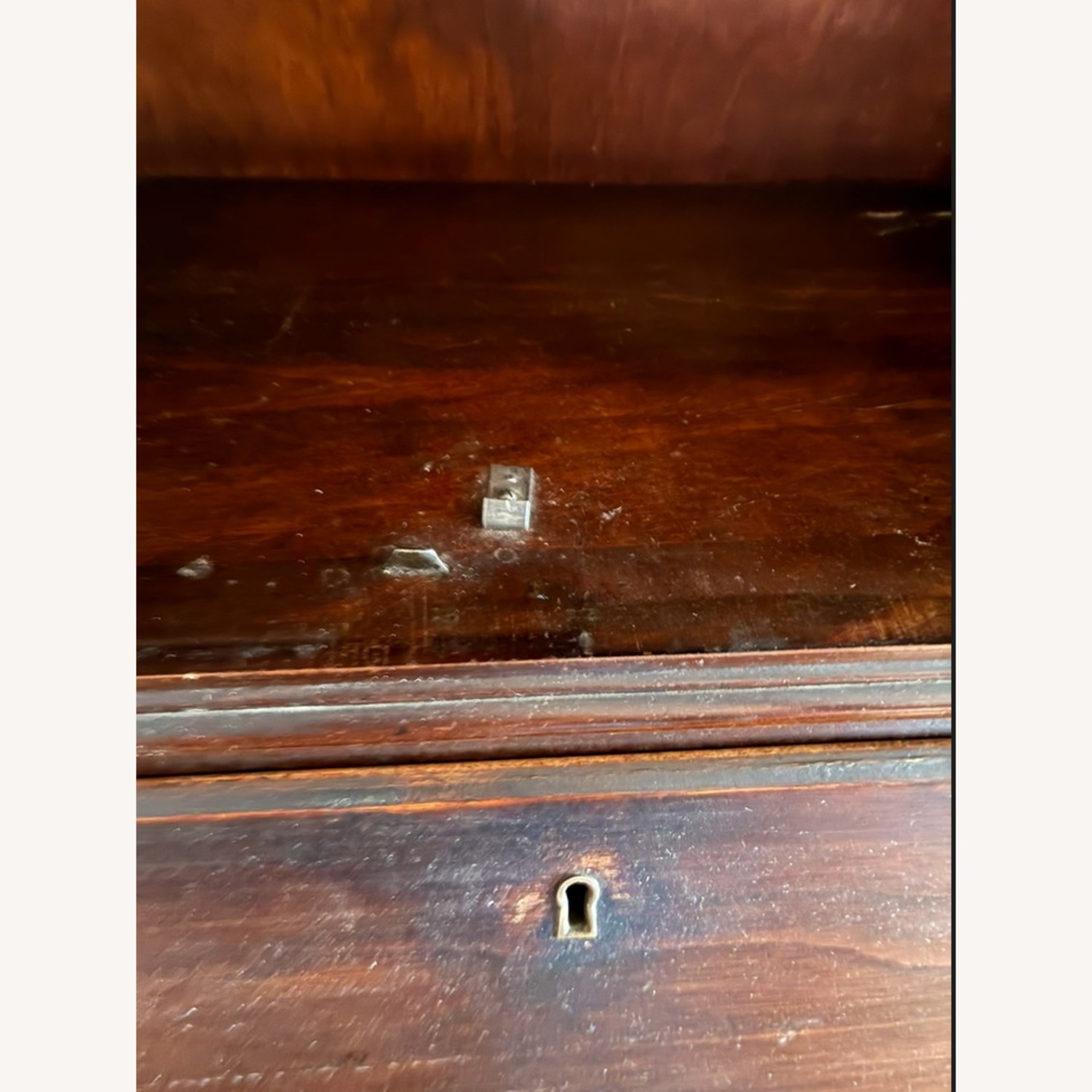 Antique Clawfoot Serpentine 1920s Secretary Desk - image-10