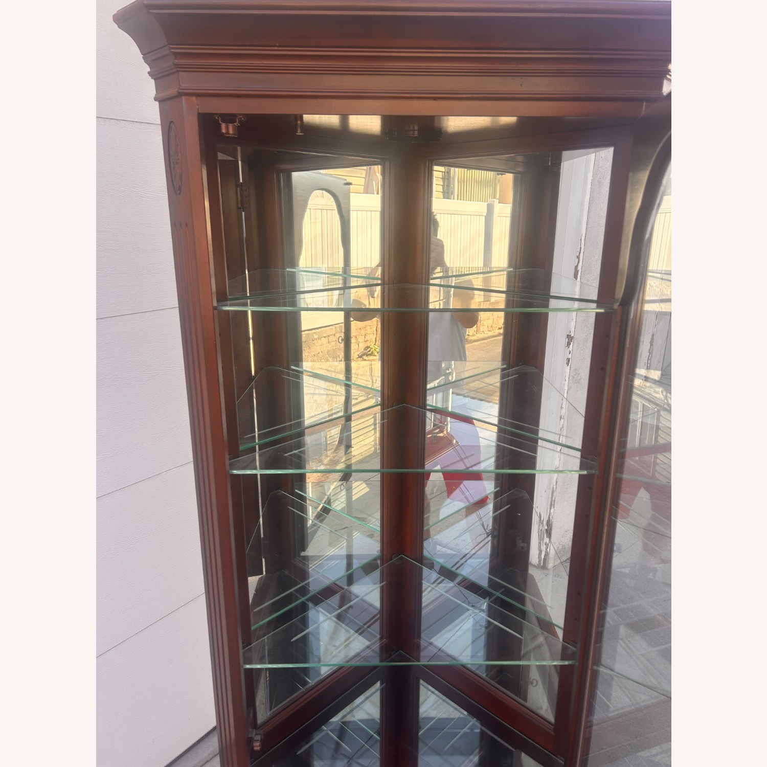 Ethan Allen Dark Brown Wood Bookcase - image-6