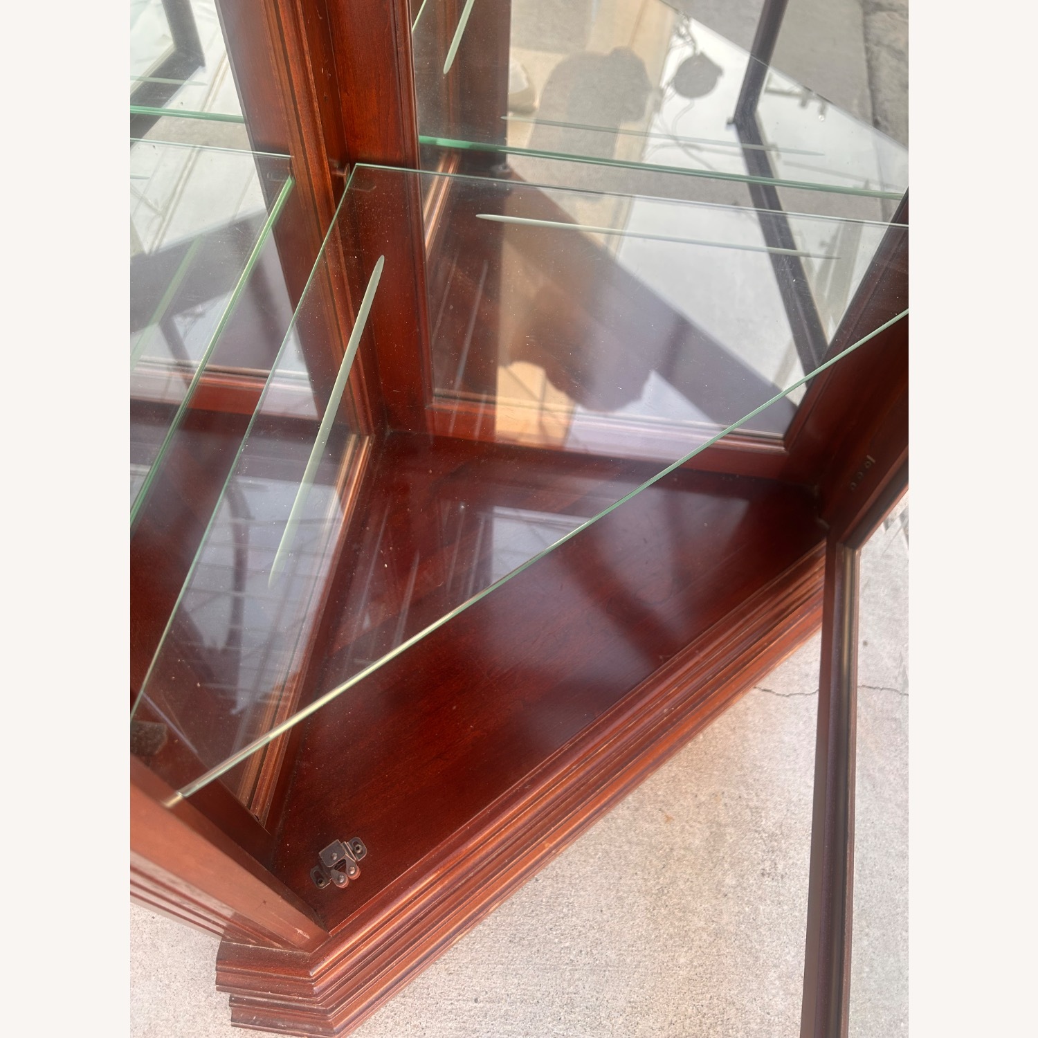 Ethan Allen Dark Brown Wood Bookcase - image-4