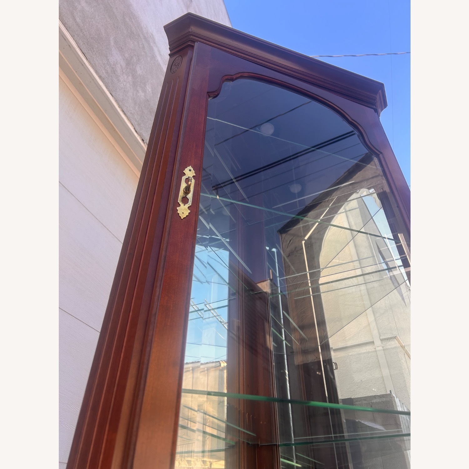 Ethan Allen Dark Brown Wood Bookcase - image-5