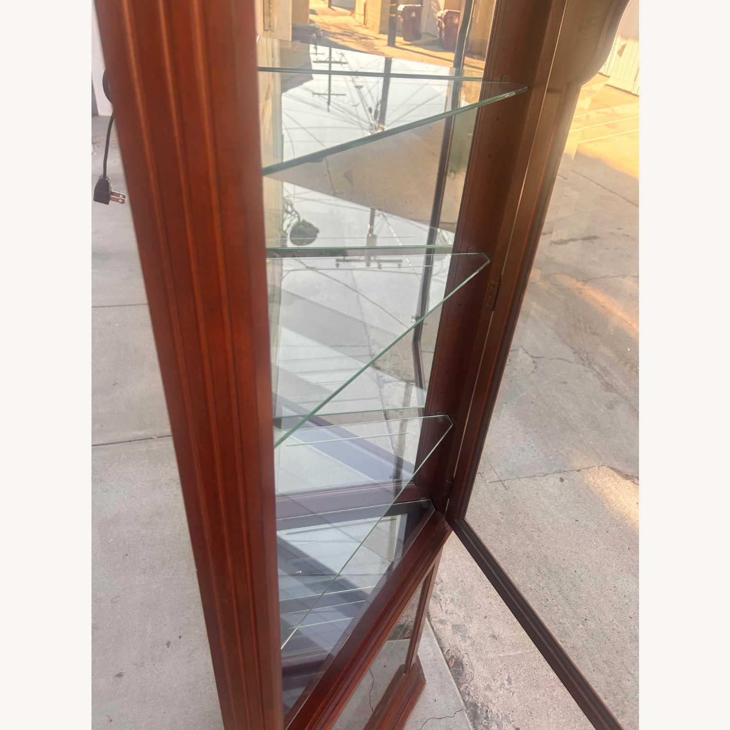 Ethan Allen Dark Brown Wood Bookcase - image-3