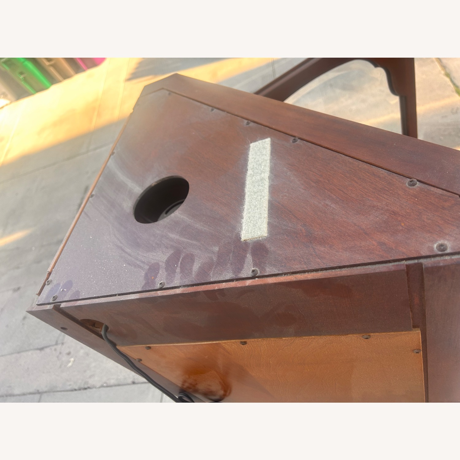 Ethan Allen Dark Brown Wood Bookcase - image-7