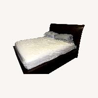 Hudson King Pecan Storage Platform Bed