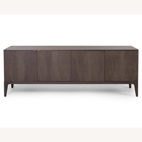 Used Light Gray Wood Sideboard for sale on AptDeco