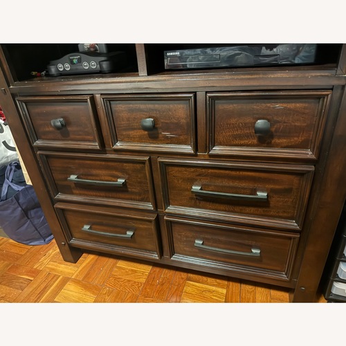 Used Dark Brown Wood Dresser for sale on AptDeco