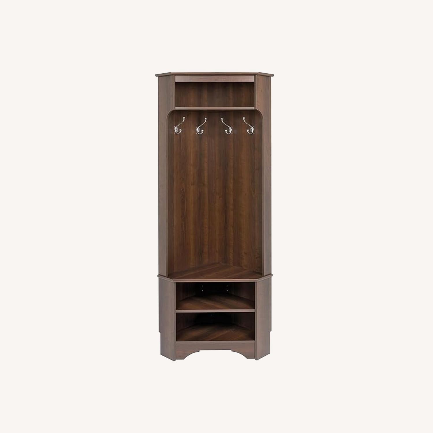 Amazon Dark Brown Bag Rack - image-0