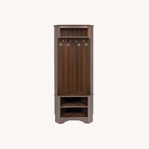 Used Amazon Dark Brown Bag Rack for sale on AptDeco