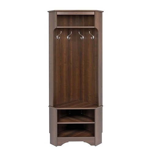 Used Amazon Dark Brown Bag Rack for sale on AptDeco