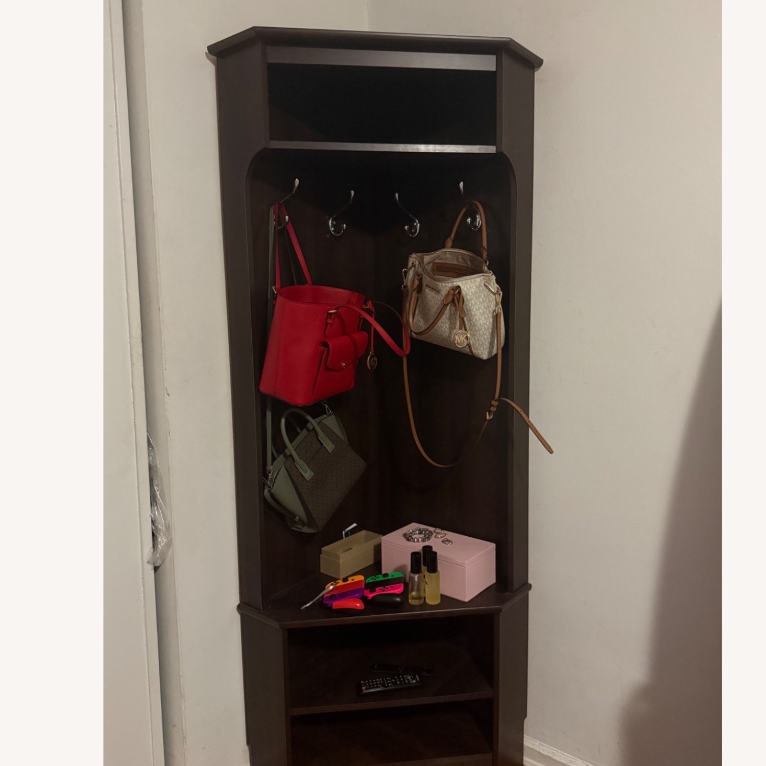Amazon Dark Brown Bag Rack - image-3