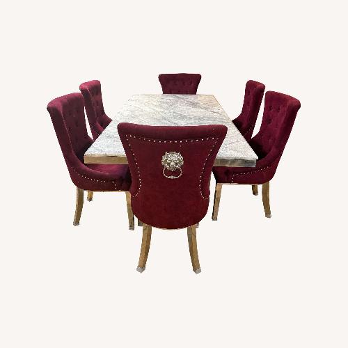 Used Mable kitchen Table and Chairs  for sale on AptDeco