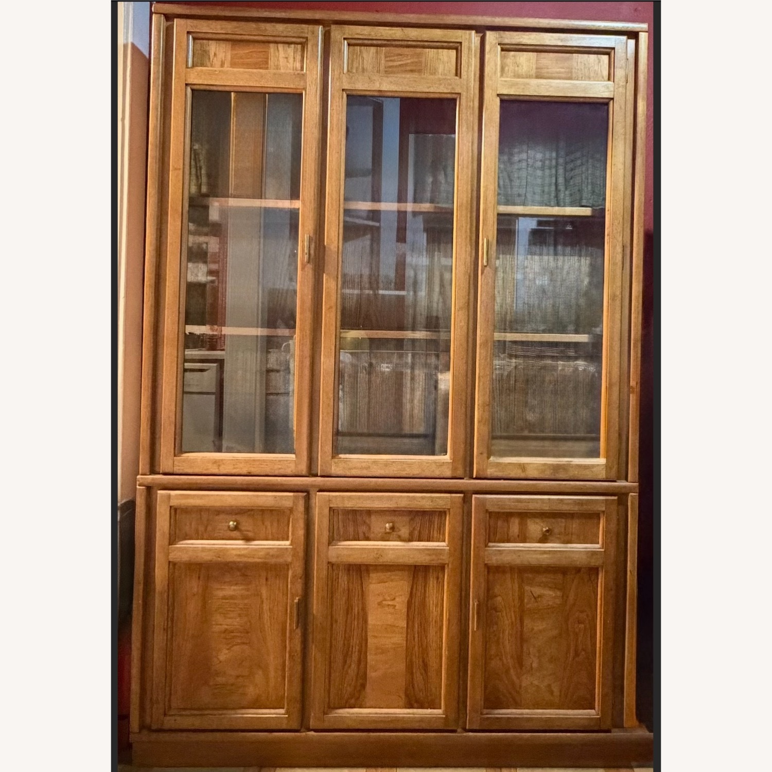Solid Wood Kitchen Cabinet - image-0