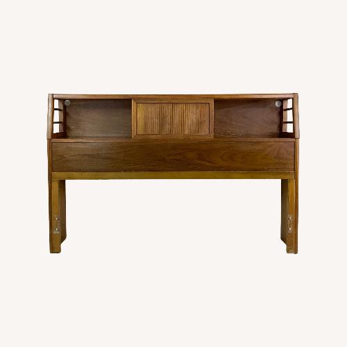 Used Mid-Century Full-Size Headboard With Storage for sale on AptDeco