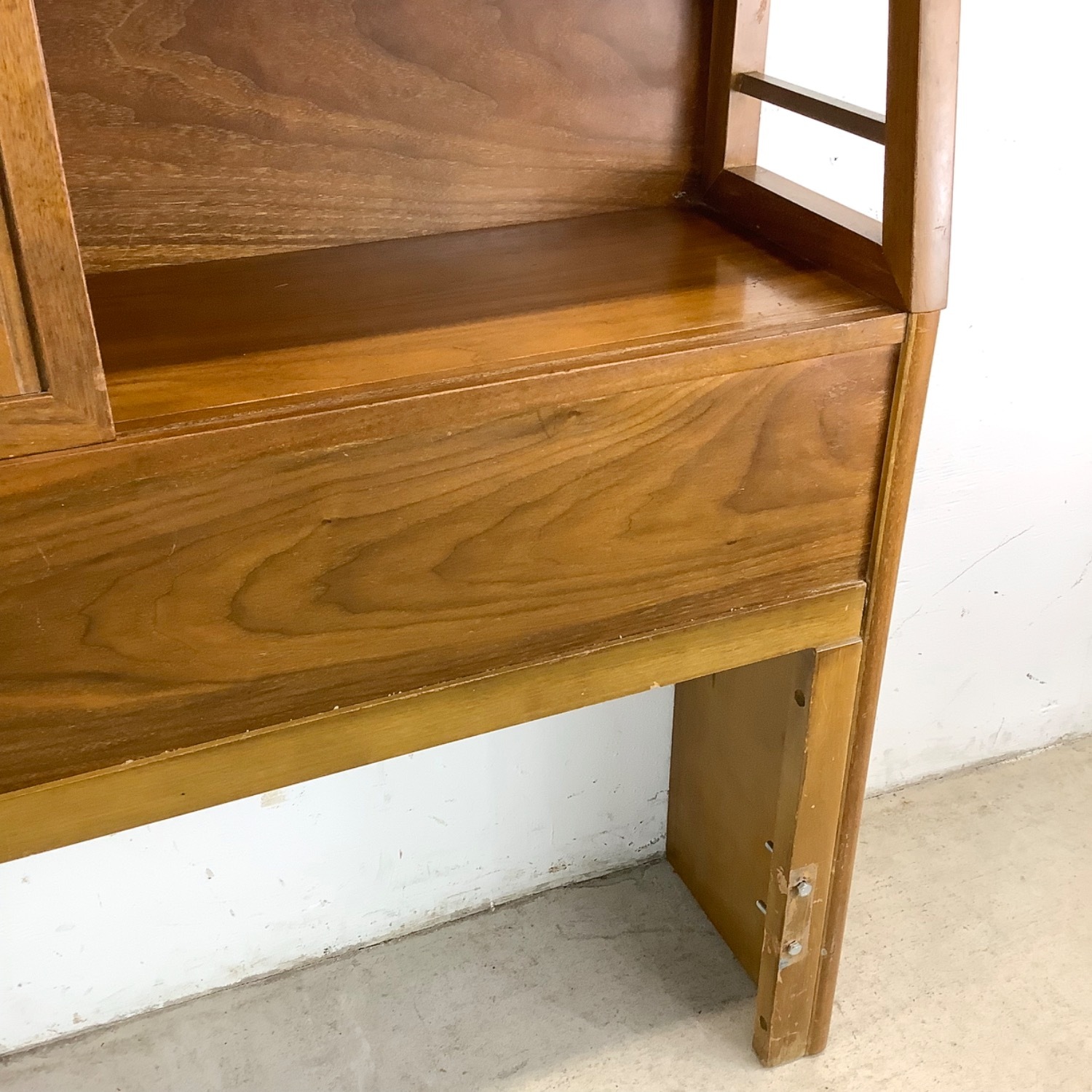 Mid-Century Full-Size Headboard With Storage - image-11