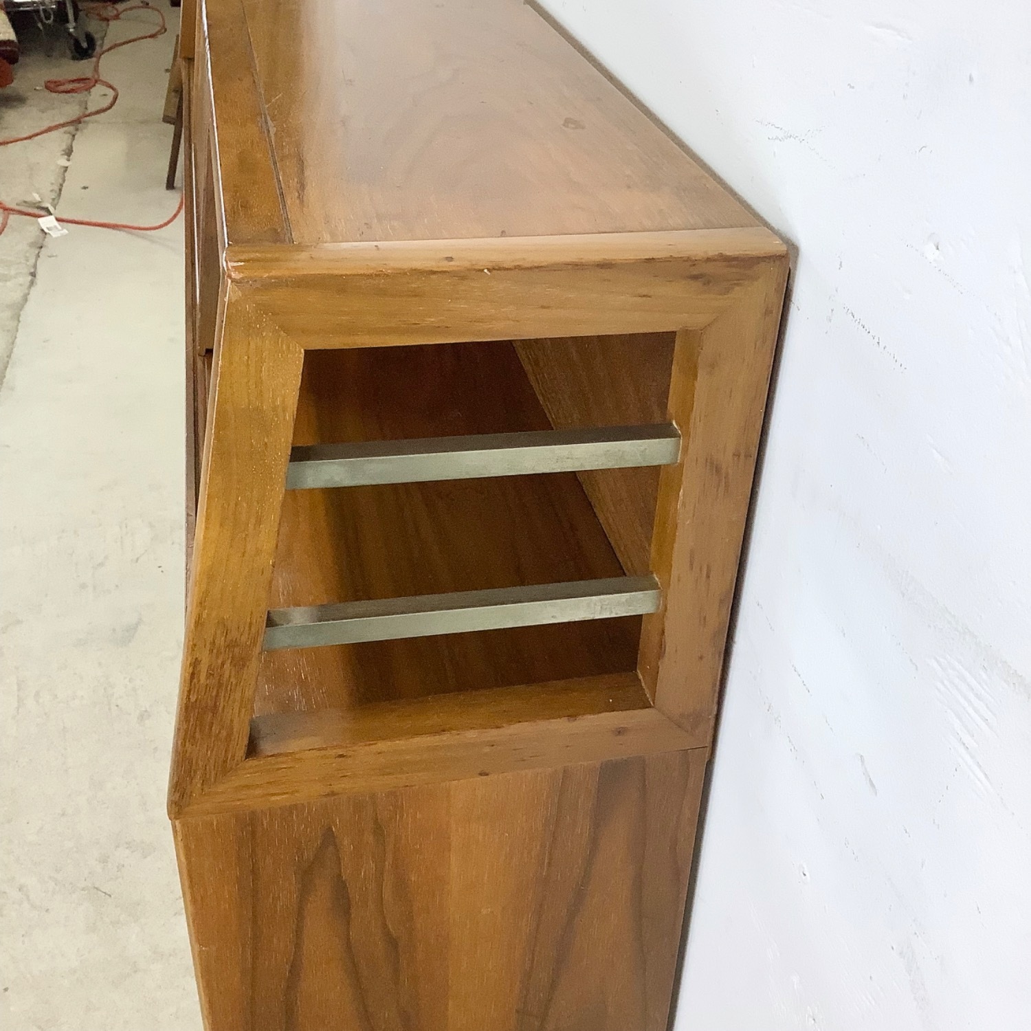 Mid-Century Full-Size Headboard With Storage - image-12