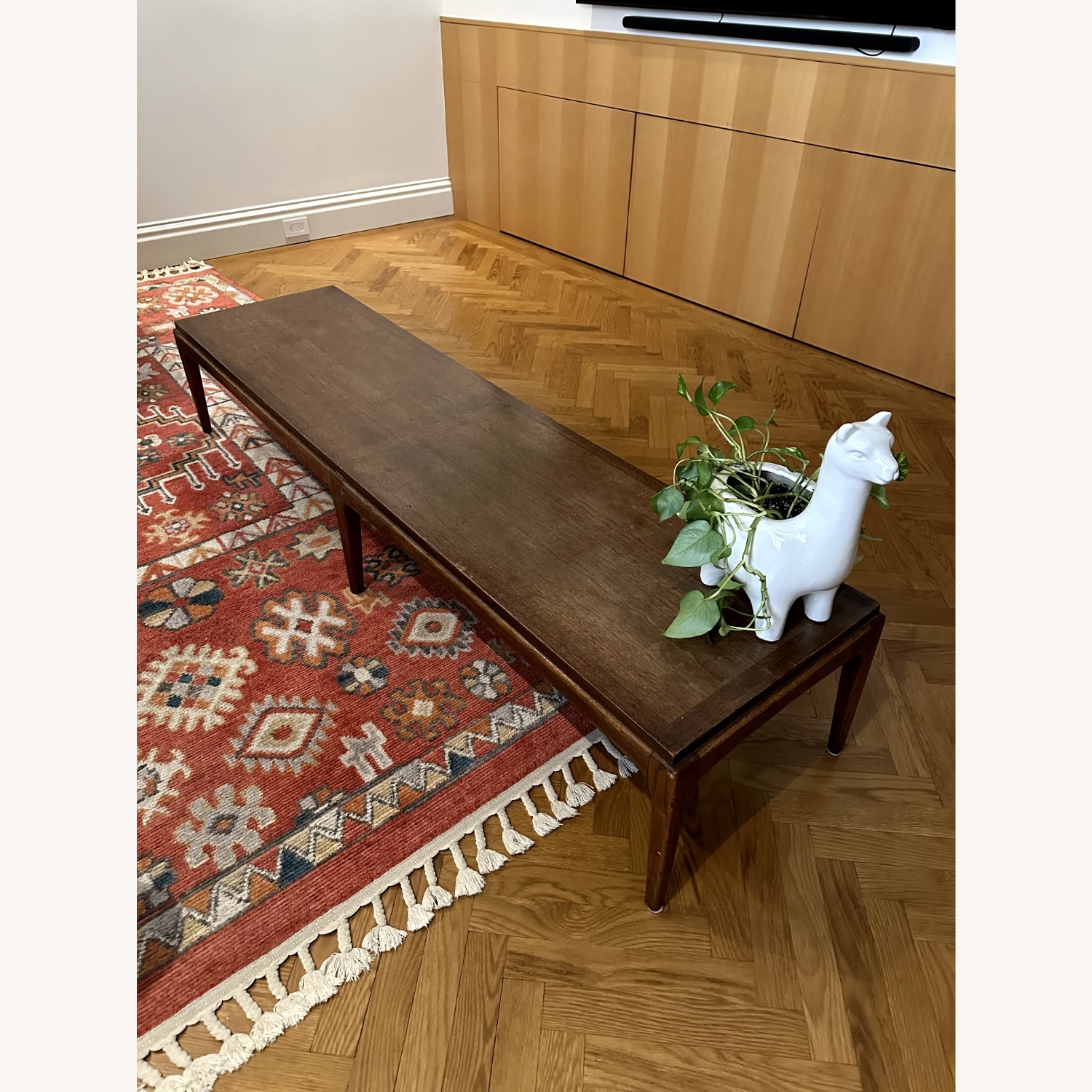 Lane Furniture Mid-Century Dark Brown Coffee Table - image-5