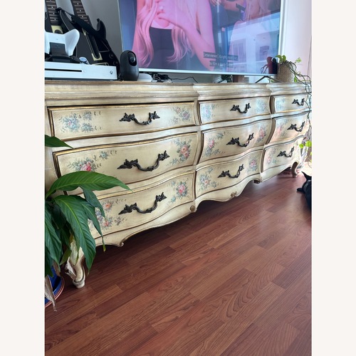 Used Yellow Wood Armoire for sale on AptDeco