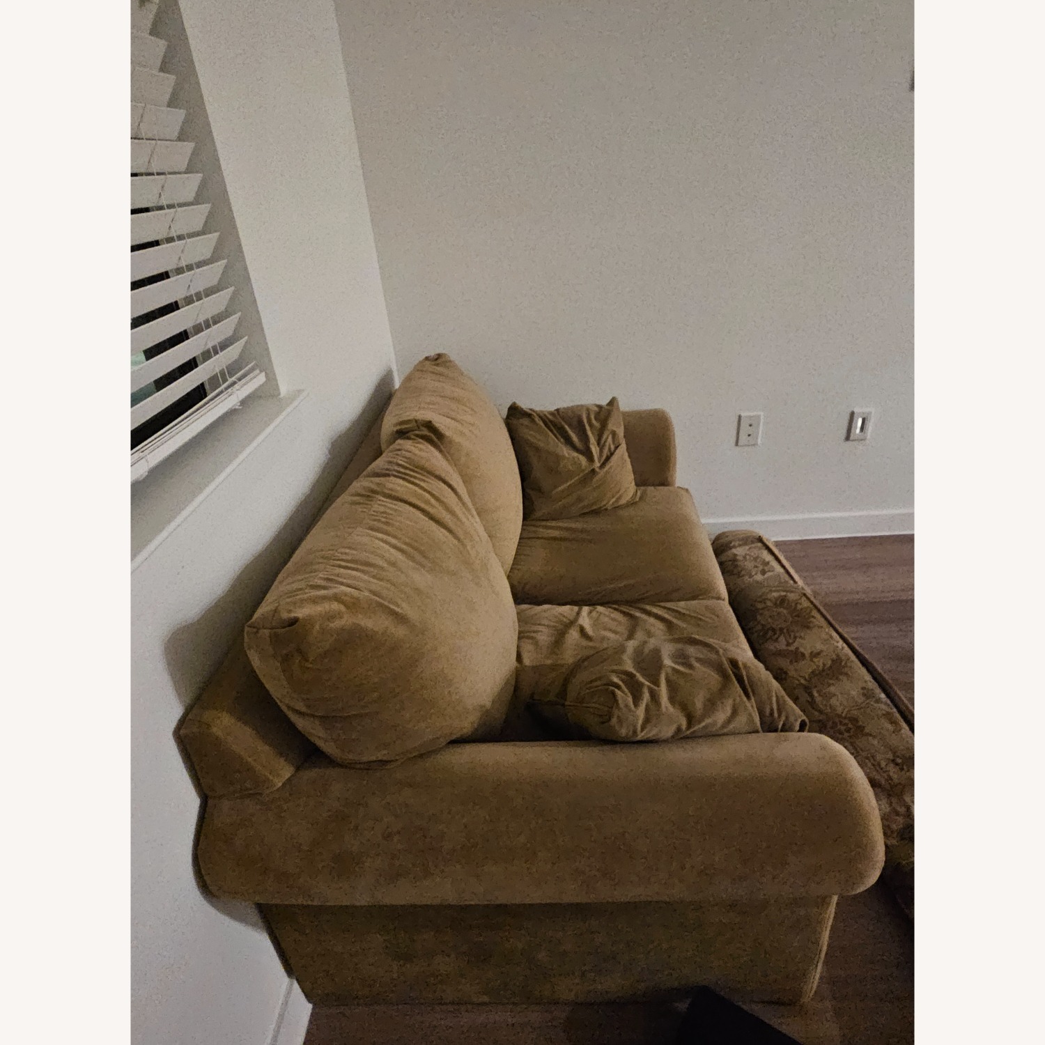 Tan Ashley Furniture Loveseat - image-1