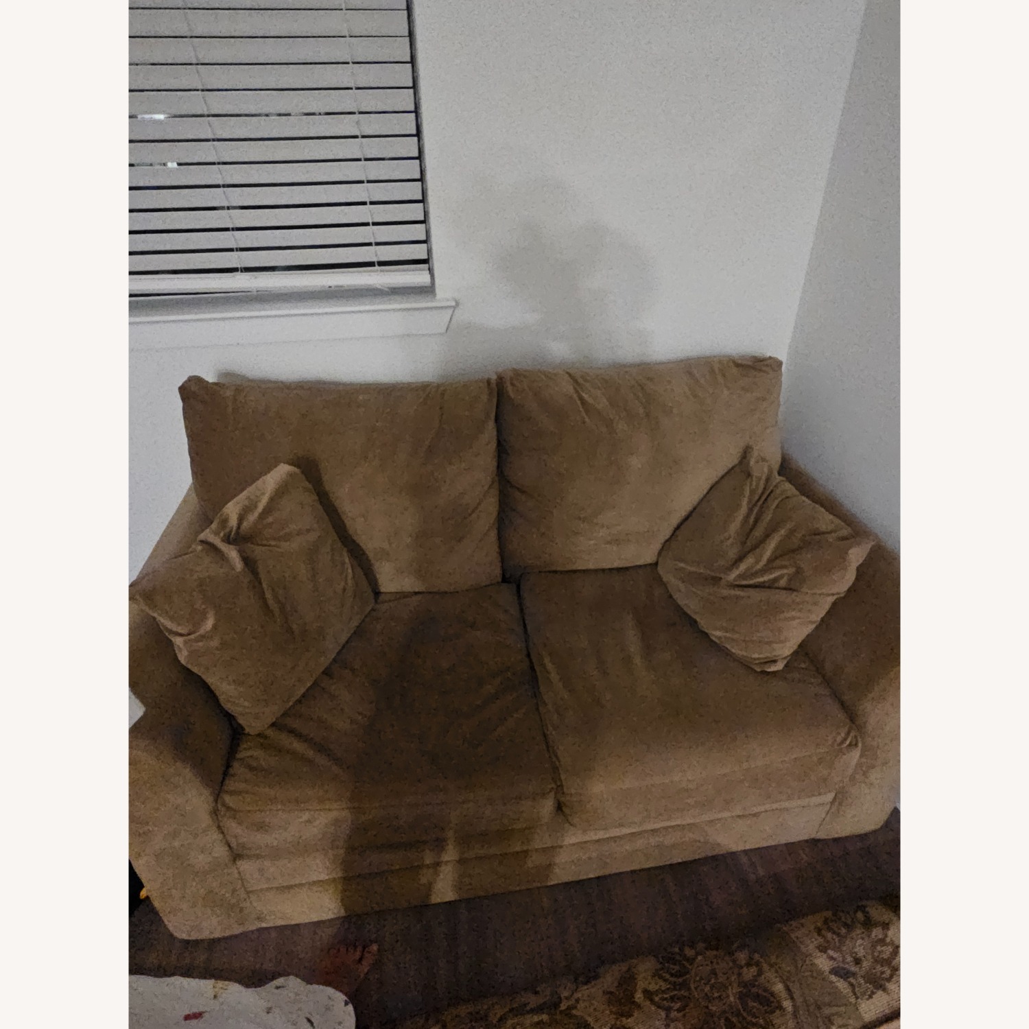 Tan Ashley Furniture Loveseat - image-2