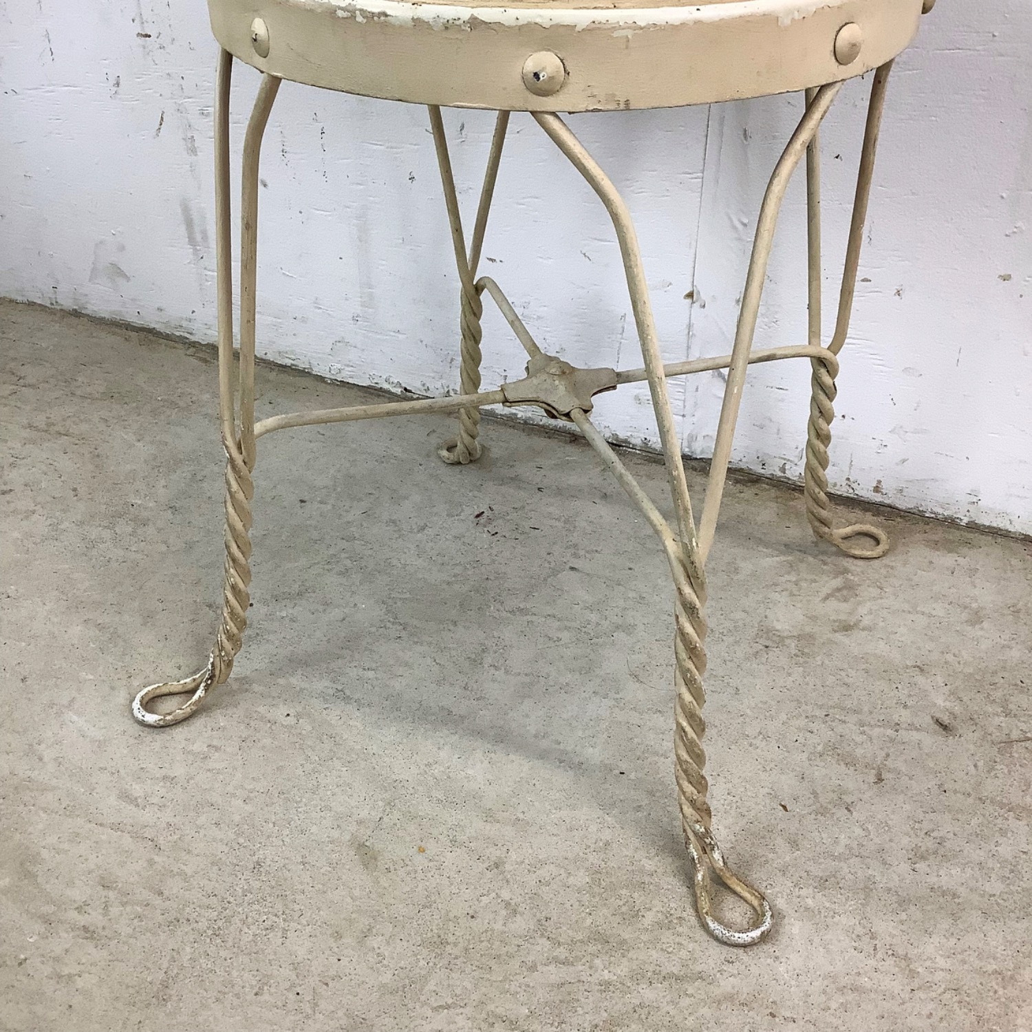 Classic Ice Cream Parlor Chair in Wrought Iron - image-13