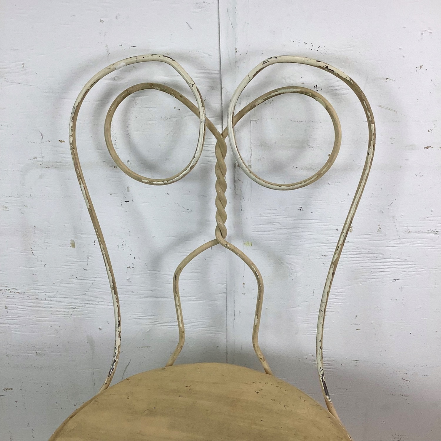Classic Ice Cream Parlor Chair in Wrought Iron - image-7
