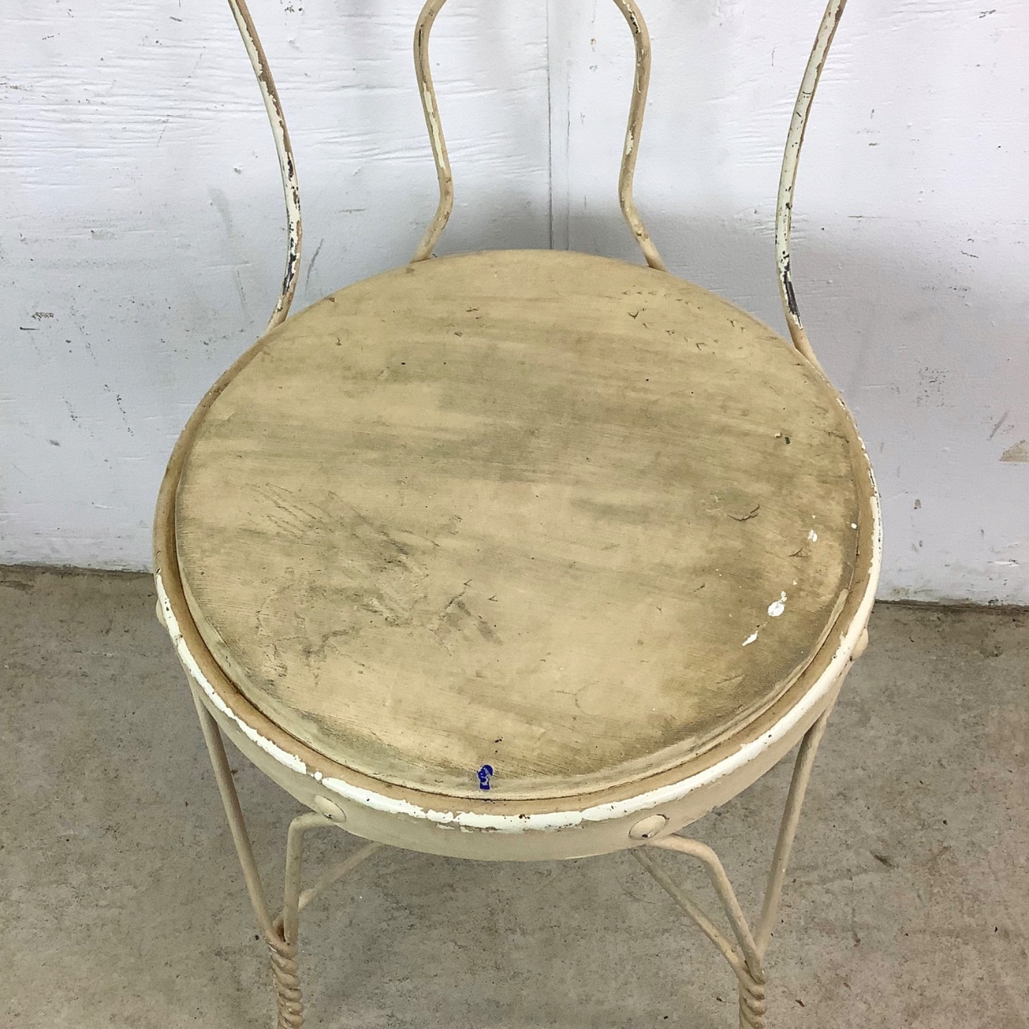 Classic Ice Cream Parlor Chair in Wrought Iron - image-8