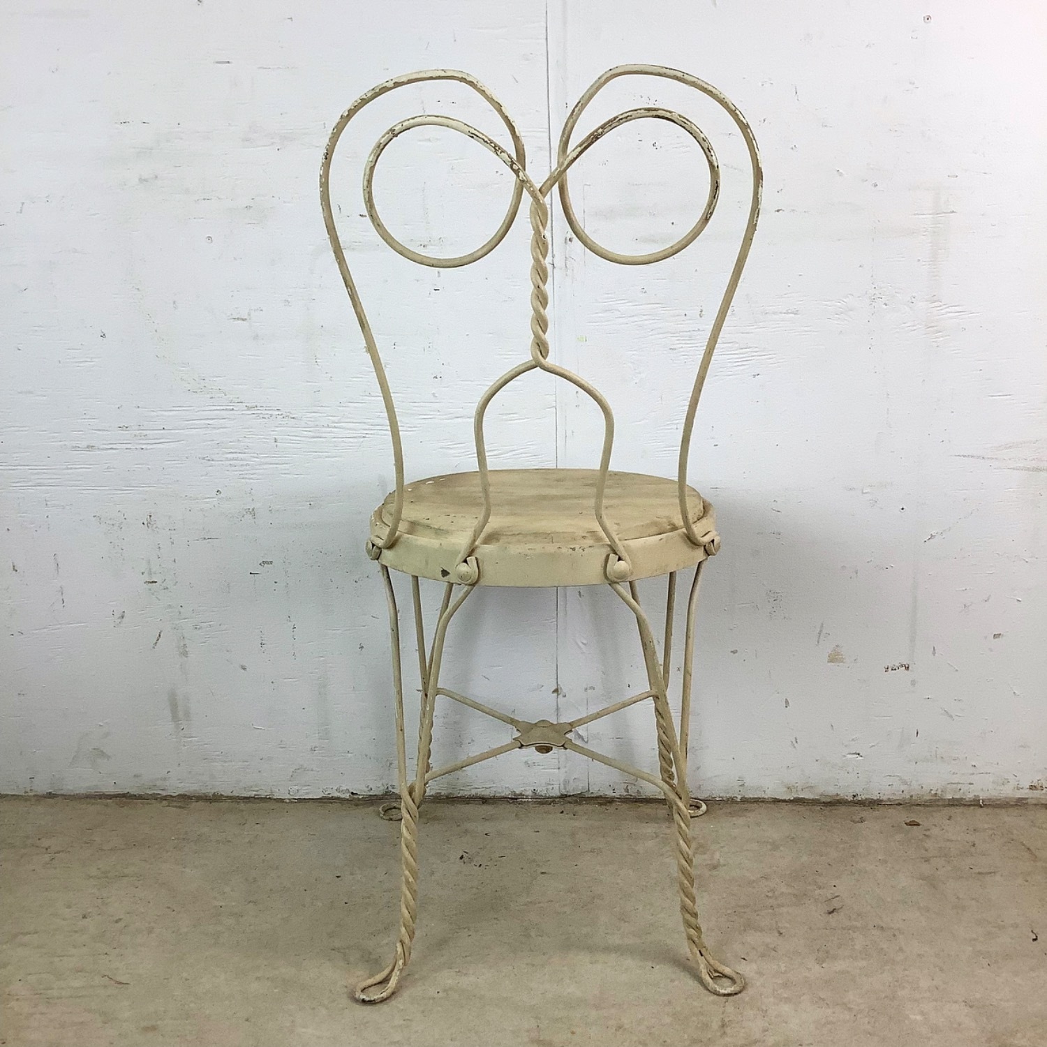 Classic Ice Cream Parlor Chair in Wrought Iron - image-2