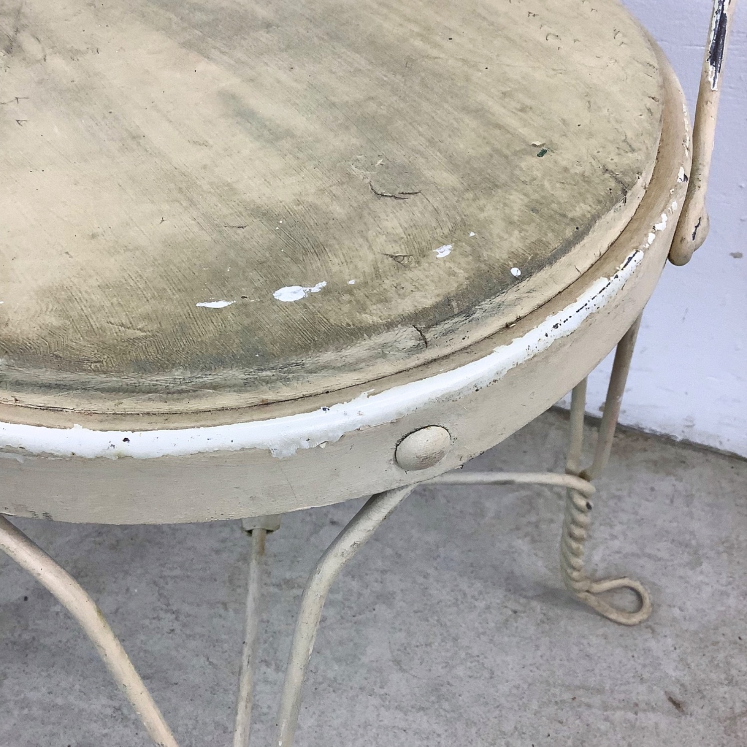 Classic Ice Cream Parlor Chair in Wrought Iron - image-15