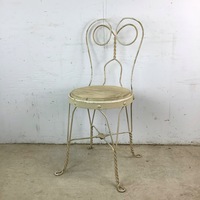 Classic Ice Cream Parlor Chair in Wrought Iron