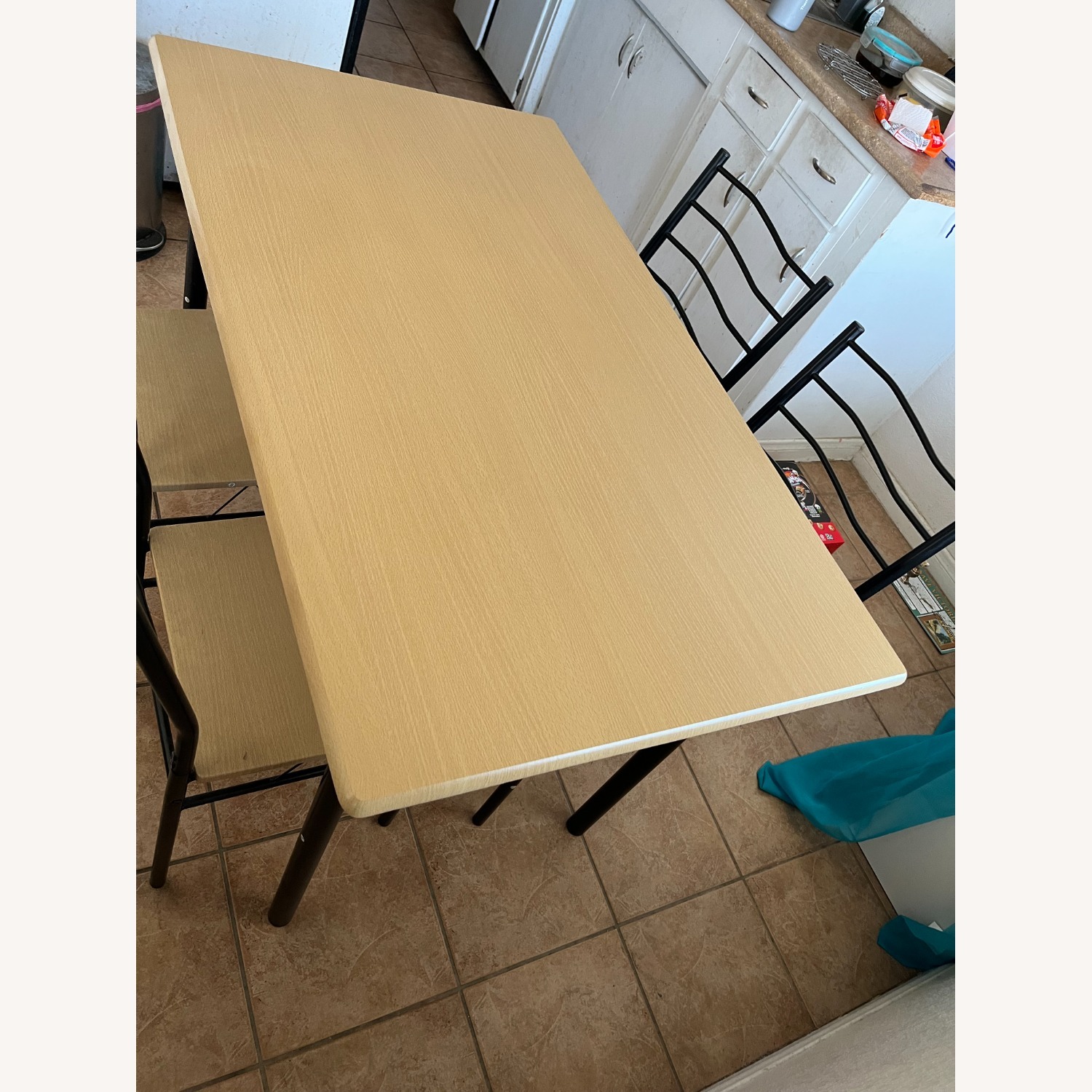 Light Brown Dining Table - image-2