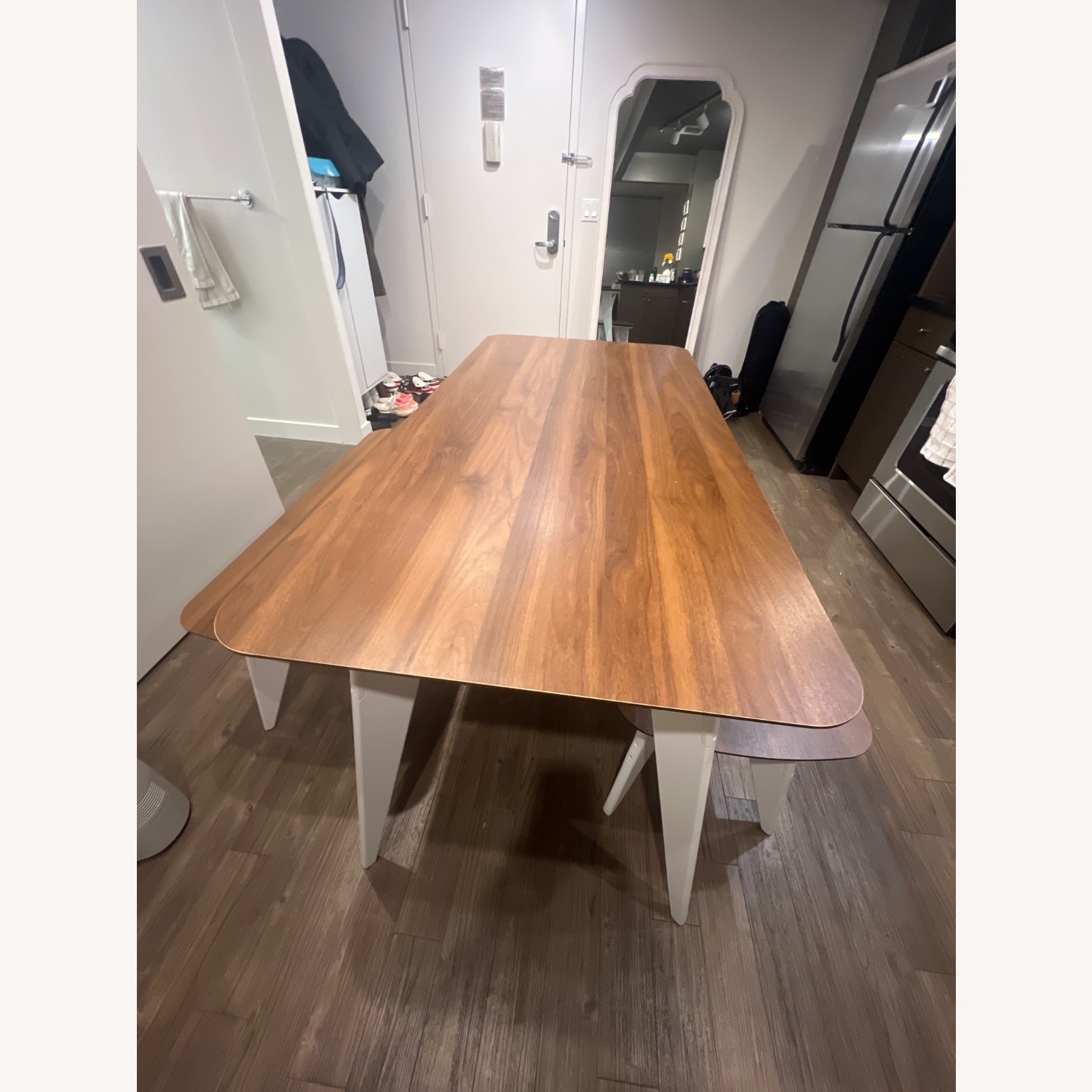 Hoek Home Dark Brown Wood Dining Table - image-2