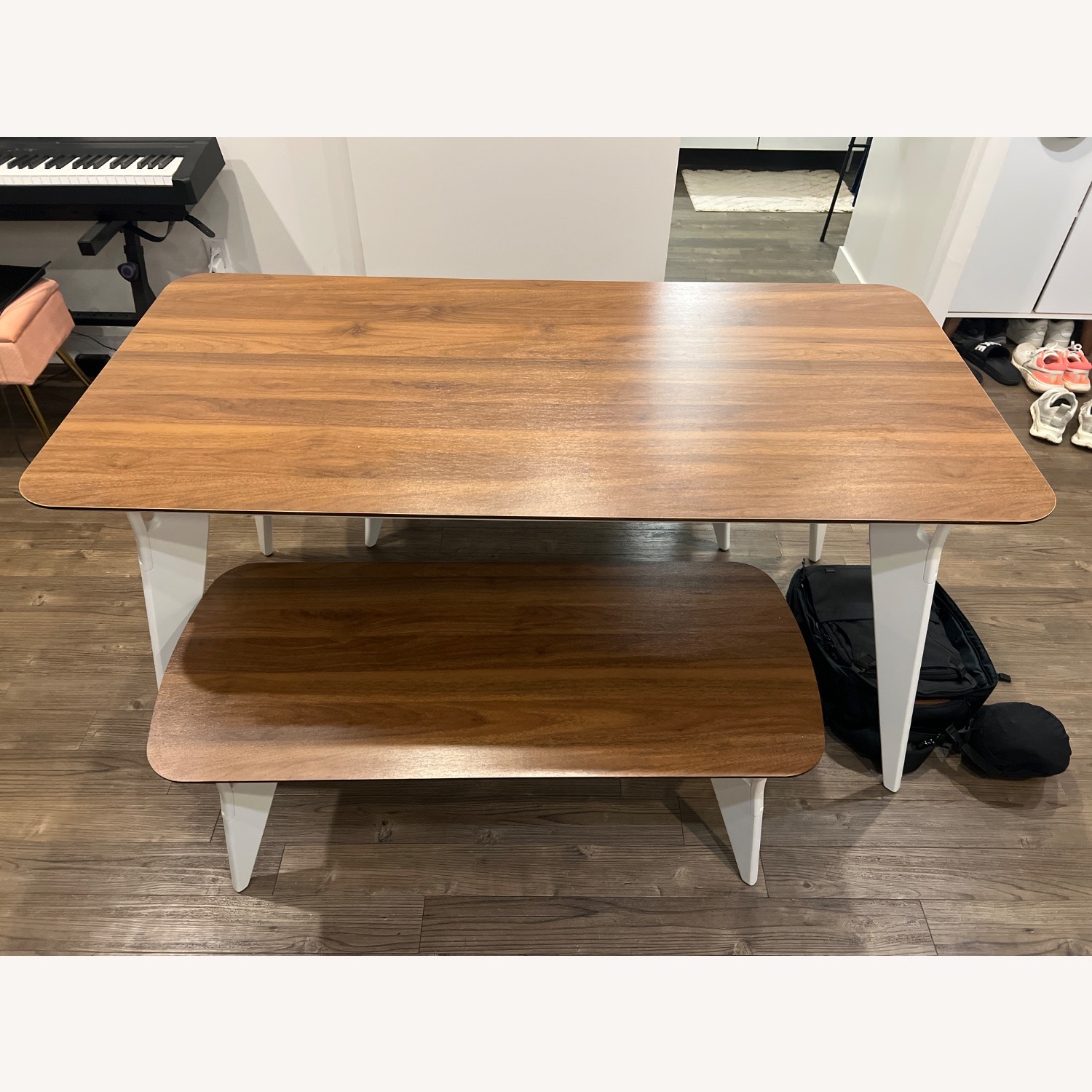 Hoek Home Dark Brown Wood Dining Table - image-3