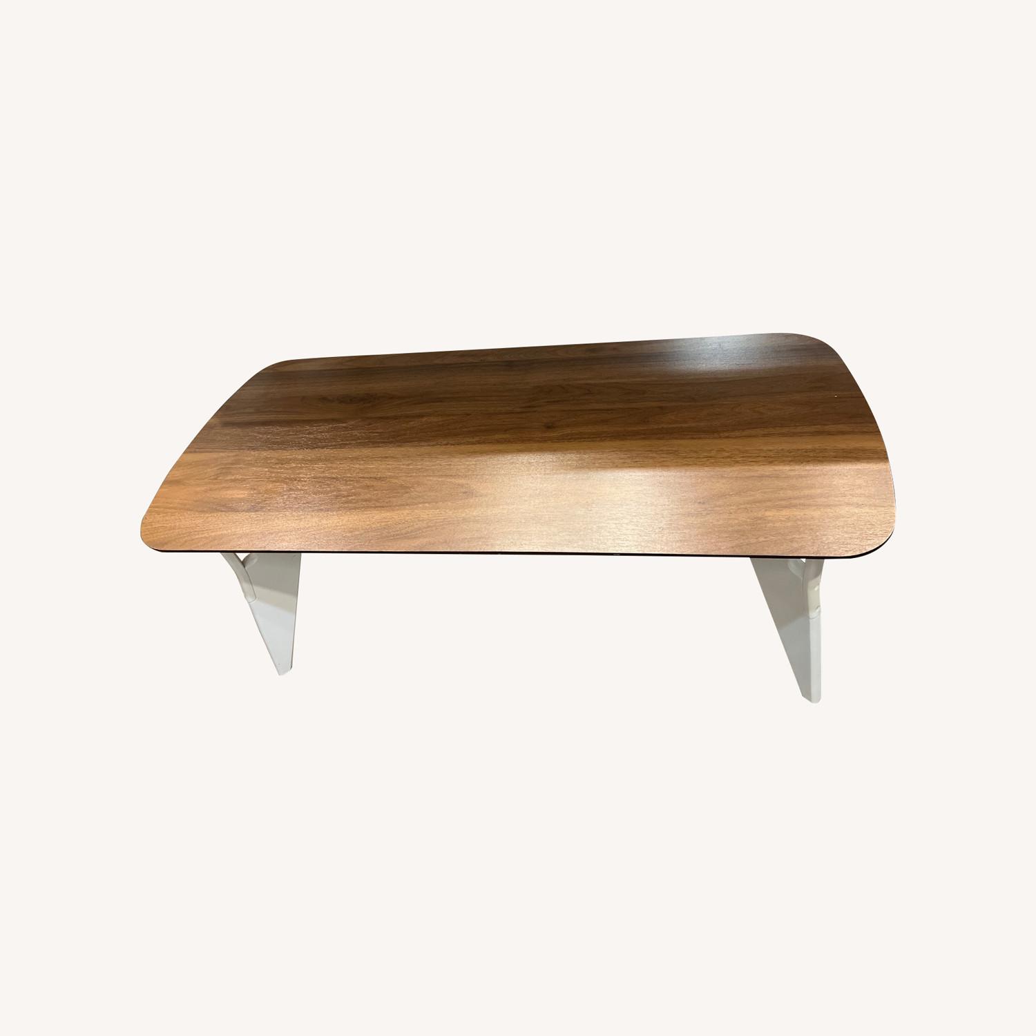 Hoek Home Dark Brown Wood Bench - image-0