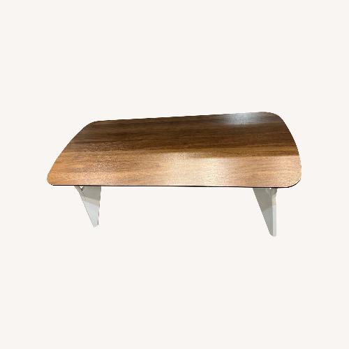 Used Hoek Home Dark Brown Wood Bench for sale on AptDeco
