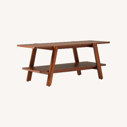 Used West Elm Calgary 44" Coffee Table, Cool Walnut for sale on AptDeco