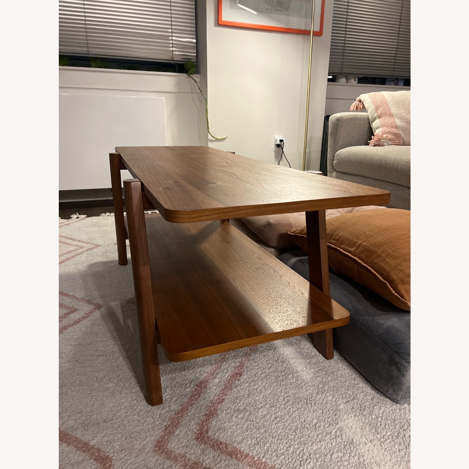 West Elm Calgary 44" Coffee Table, Cool Walnut - image-2